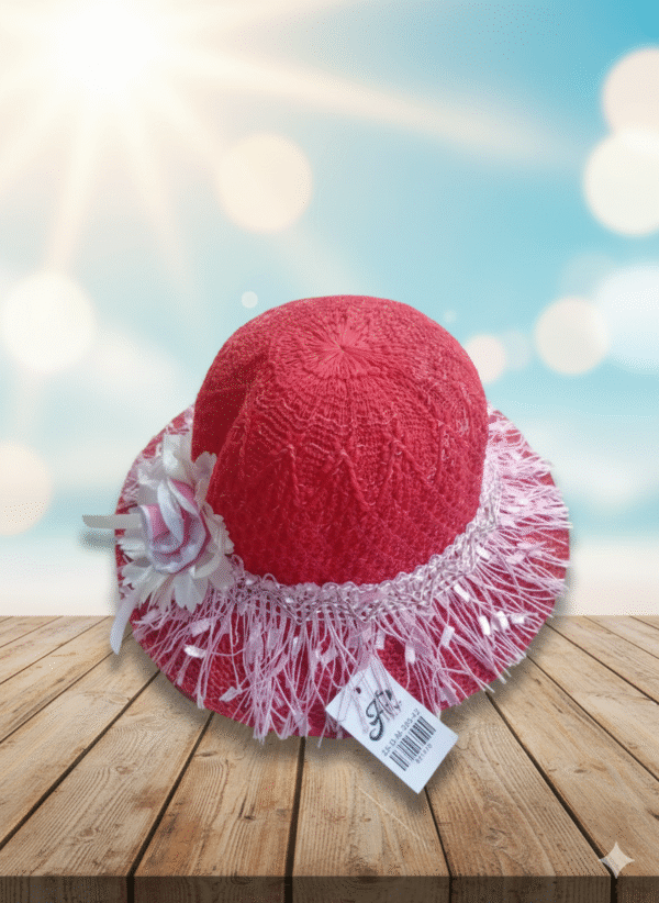 Festive Fringed Sun Hat